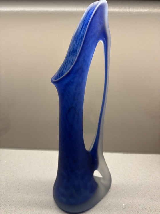 Image 1 of Monumental Murano "Anse Volante" Vase - Attributed to Giorgio Ferro for A.V.E.M. - 1950s - 39.5 cm (Perfect condition)