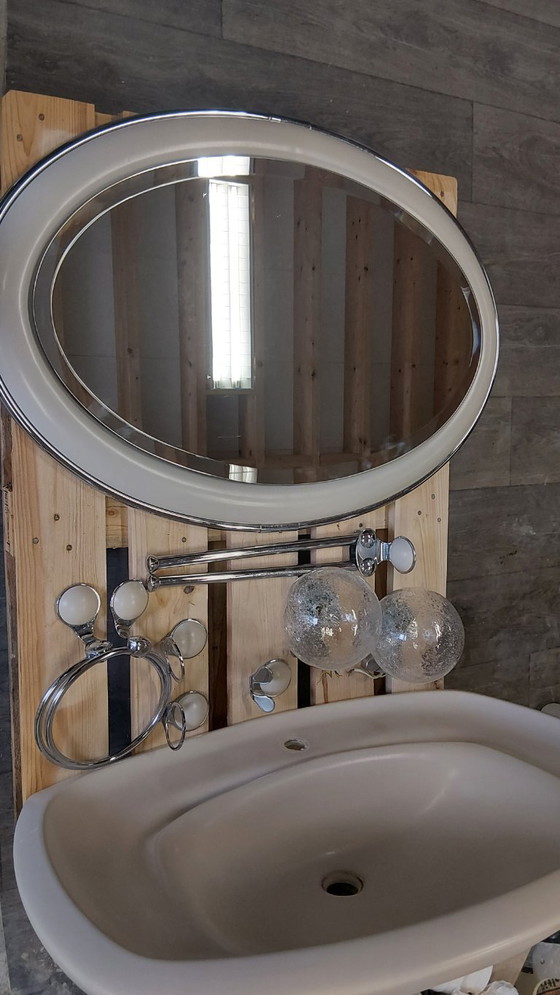 Set Bagno Vintage Luigi Colani – Villeroy & Boch / KEUCO – Jasmin – Anni '70 – Decorazione, Ceramic, Glass (photo 2 of 14)