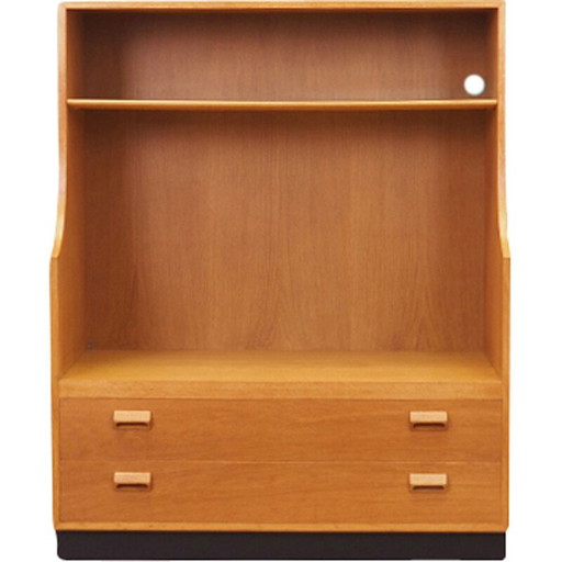 Bibliothèque en frêne, design danois, années 1970, designer : Børge Mogensen, fabricant : Søborg Møbler