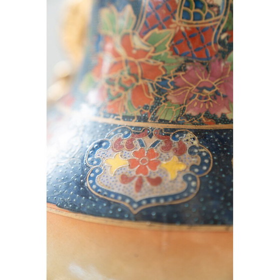 Image 1 of Vaso Satsuma dorato d'epoca, Cina