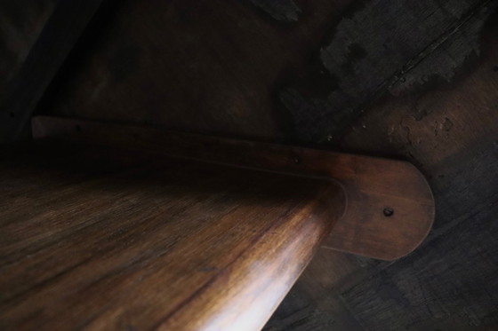 Pierre Jeanneret Large Library Table PJ-TAT-08-A, Chandigarh, 1955 – Dining tables, Wood, Vintage (photo 15 of 20)