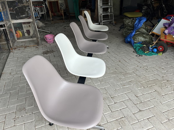 Image 1 of Charles Eames Vitra - 5 buckets on 1 crossbar