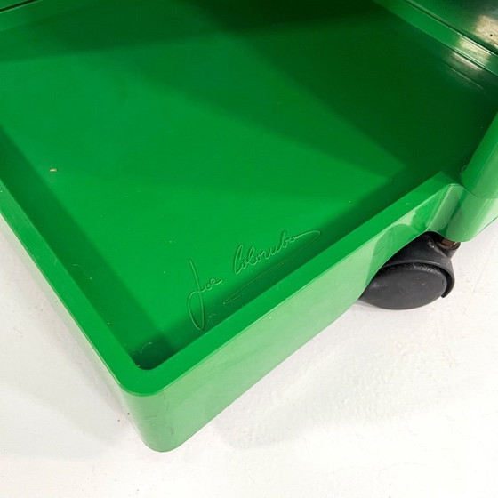 Image 1 of Carrello Boby verde di Joe Colombo per Bieffeplast, 1960