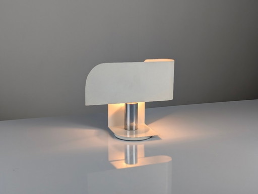 Lámpara de Mesa en Metal Plegado, Italia, 1970s