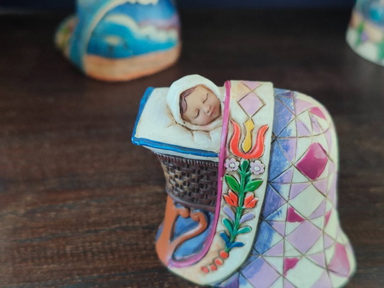 Image 1 of Weihnachtskrippe / Weihnachtsstall, handgefertigt von Jim Shore