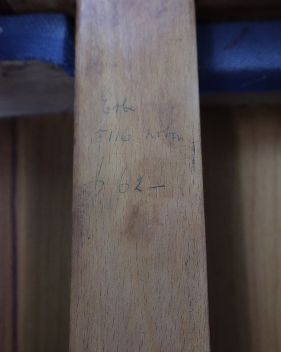 Image 1 of Fauteuil et ottoman vintage milieu du siècle, style lounge, milieu du siècle.