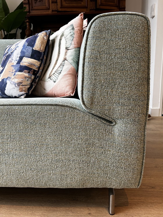 Image 1 of Moderne 2.5 zits bank turquoise