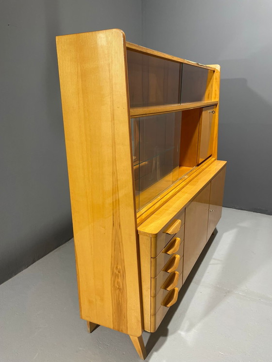 Image 1 of Original 1960s Mid-Century Highboard by František Jirák for Tatra Nábytok – Czechoslovakia
