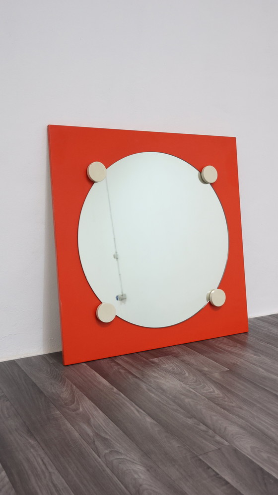 Image 1 of Space Age Mirror Design 1970s Modern Vintage