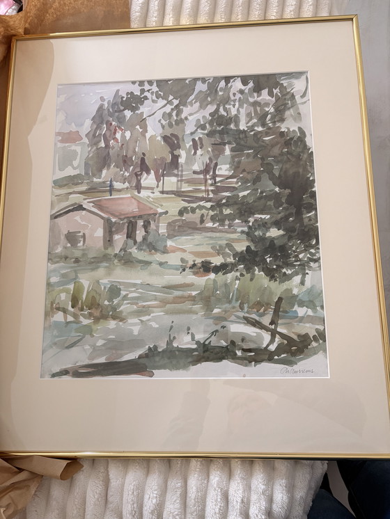 Image 1 of Aussems Painting Art Work Framed