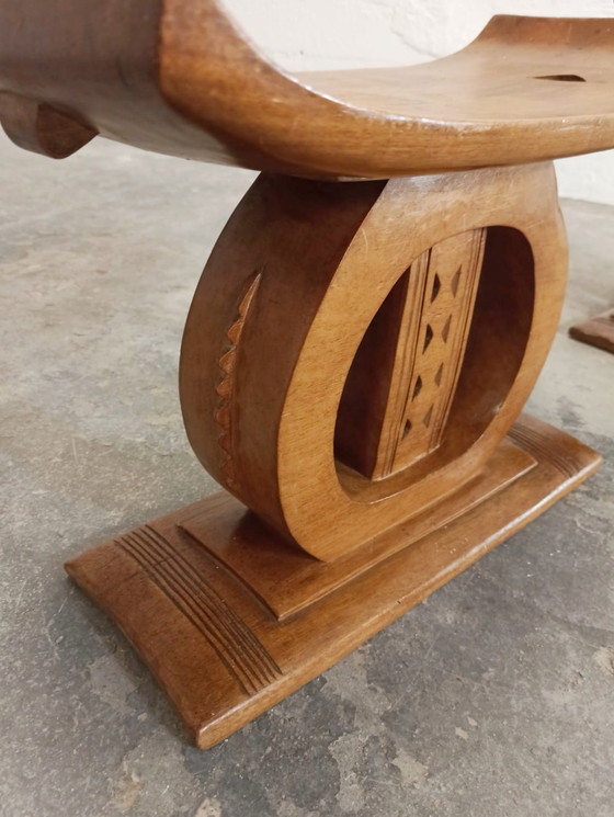 Image 1 of Sgabello Ashanti vintage, africano