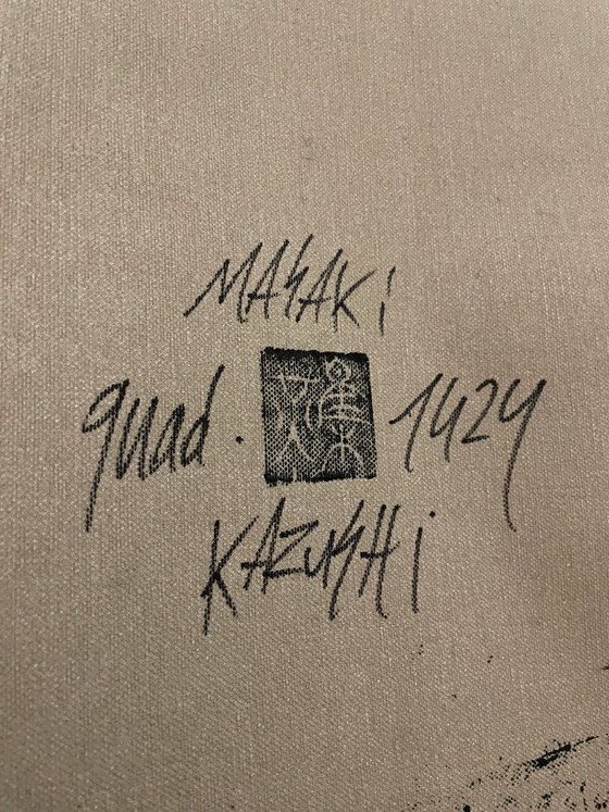 Image 1 of Painting • Quadrivium 1424 • XXL Diptych • Masaki Kazushi • Abstract Expressionism