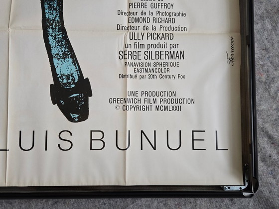 Image 1 of ORIGINELE VINTAGE POSTER 120x160cm DE DISCRETE CHARME VAN DE BOURGEOISIE BUNUEL