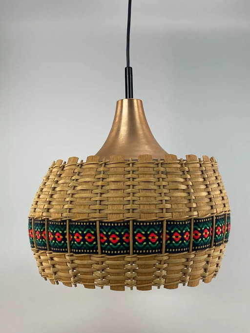 60's 70's Lampe Lampe de plafond Suspension Doria Verre Space Age Design