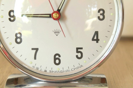 Diamond Shanghai Secteller Alarm Clock 70s Chrome/Pastel Blue (photo 5 of 8)
