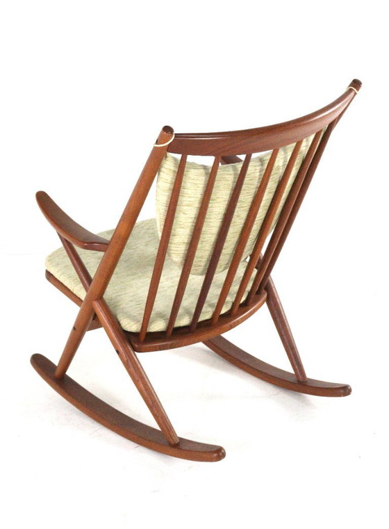 Image 1 of Frank Reenskaug per Bramin sedia a dondolo modello 182 vintage