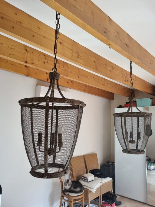 2x Kronleuchter (handgefertigt)