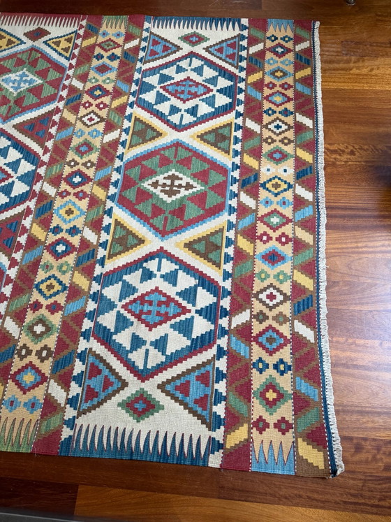 Authentic Handwoven Afghan Kelim (248 x 178 cm) – 'Old Style' – Rugs & carpets, Wool (photo 5 of 6)
