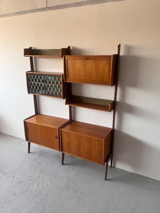 Image 1 of Libreria modulare di John Texmon, Norvegia, anni '60.