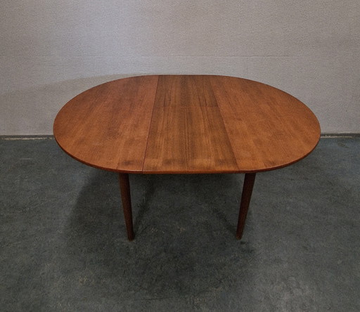 Vintage extendable dining table round vintage table oval table