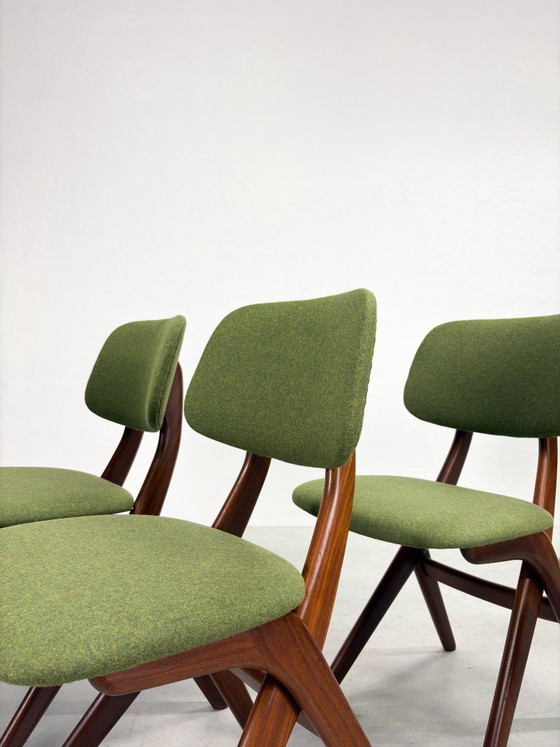 Set di sedie da pranzo 'Scissor' di Louis van Teeffelen – Legno (photo 9 of 20)