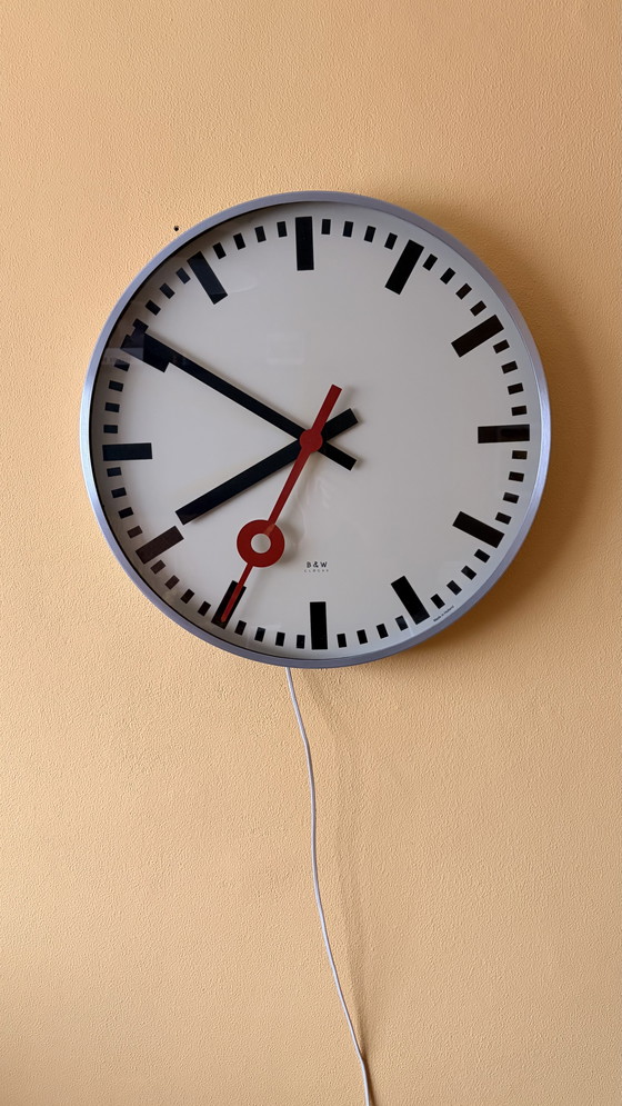 Image 1 of B&W wall clock