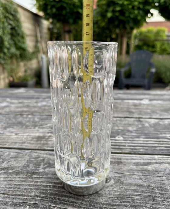 Image 1 of Mid-Century design vase with hallmarked 835 silver base (16 cm)