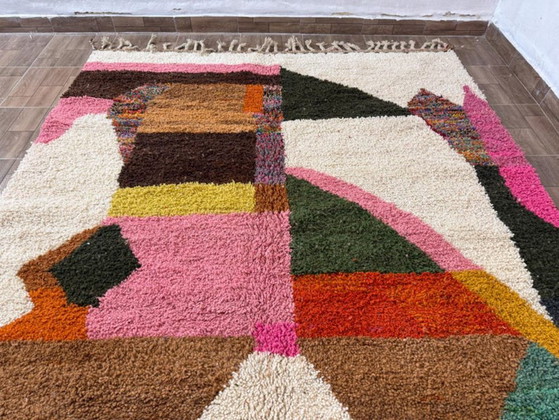 Tapis marocain de luxe fait main – Authentique savoir-faire Atlas 210 cm x 300 cm – Wool (photo 7 of 11)