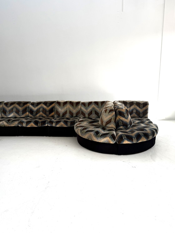 Vintage XL 9-piece modular sofa, Laauser ‘80 – Wood, Metal (photo 5 of 15)