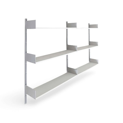 Scaffali a muro originali Dieter Rams 606 Midcentury Vitsoe Alluminio