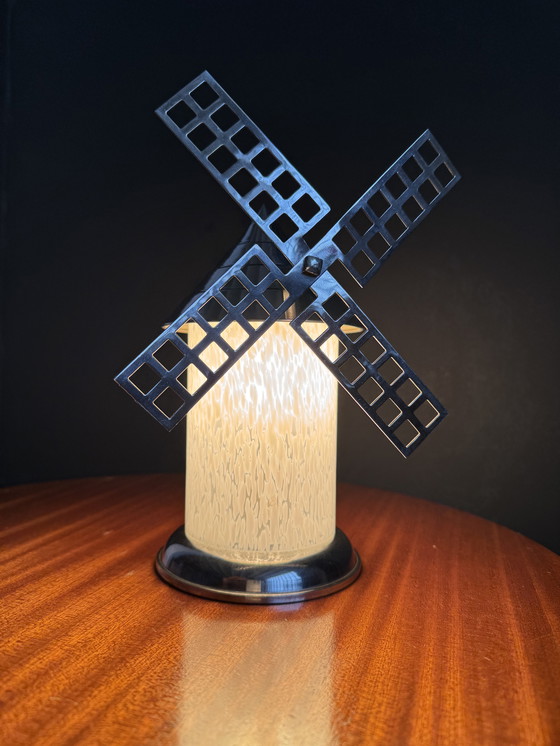 Image 1 of Art Deco Mill Night Light Lamp