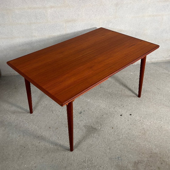 Image 1 of Model 50 Uitschuifbare Teakhouten Eettafel Gunni Omann Deens