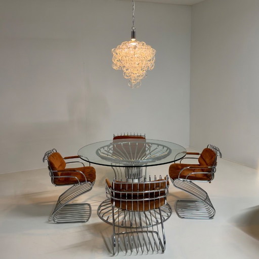 Vistosi “Giogali” hanglamp – Angelo Mangiarotti – Murano, Italië, 1967