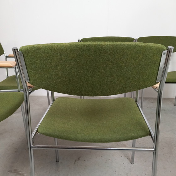 Image 1 of Gijs van der Sluis 1960s chairs newly upholstered