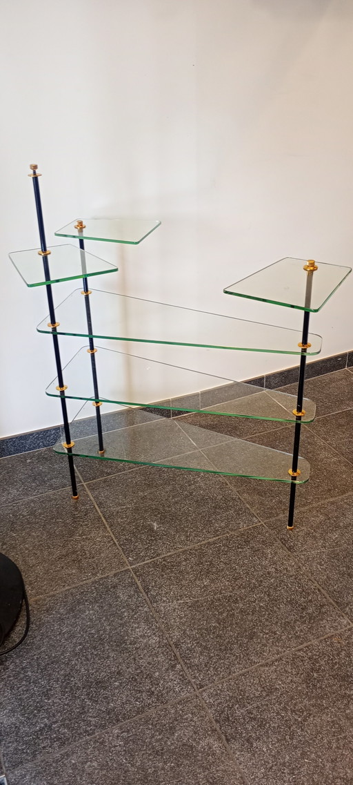 Winkelvitrine moduleerbaar Frans 1950