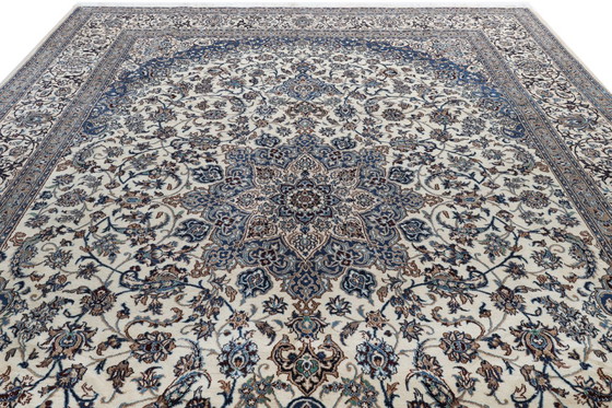 Image 1 of Persian carpet Nain 12 La 4.10 x 3.05 Oriental carpet fine No. 1146