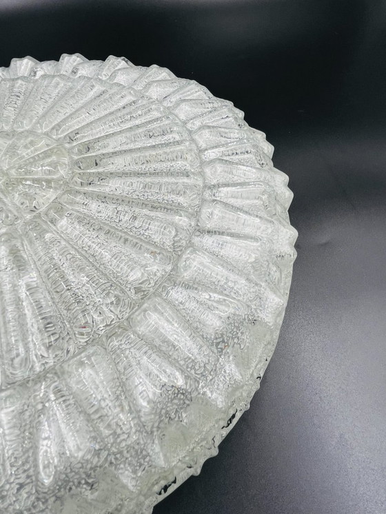 Image 1 of Plafonnier en verre relief sablé RZB