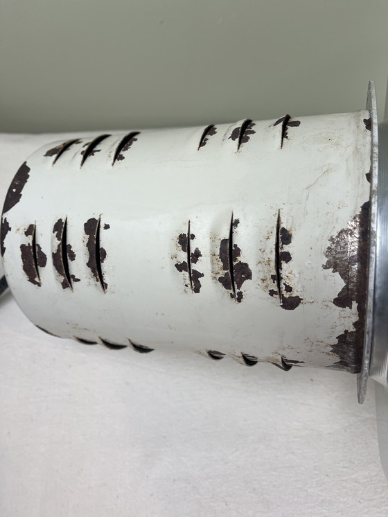 Image 1 of Rare Osram HQL industrial pendant light with large aluminum reflector, 53cm