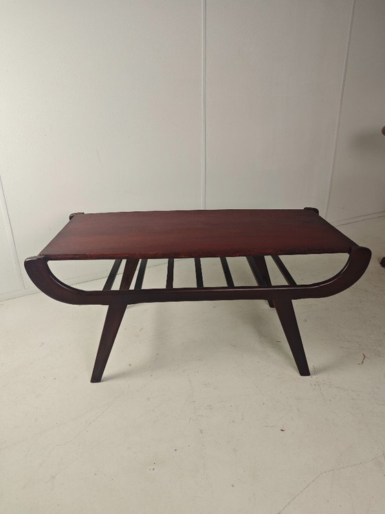 Mid Century Modern Vintage Coffee Table Reversible Top – Wood (photo 2 of 9)