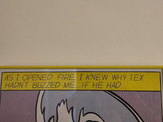 Image 1 of Tríptico de Roy Lichtenstein "Cuando abrí fuego"