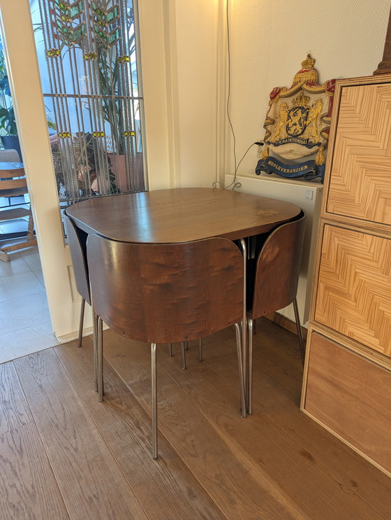 Image 1 of Sandra Kragnert for Ikea Fusion 5-Piece Dining Set 70s