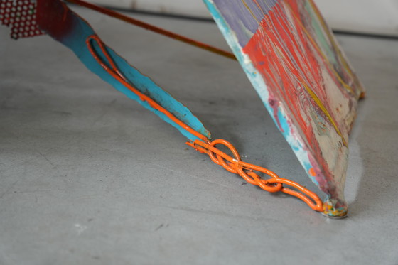 Image 1 of Guido Coletti Sculptural Modular Chairs (1995) – Heart-Shaped Abstract Collage