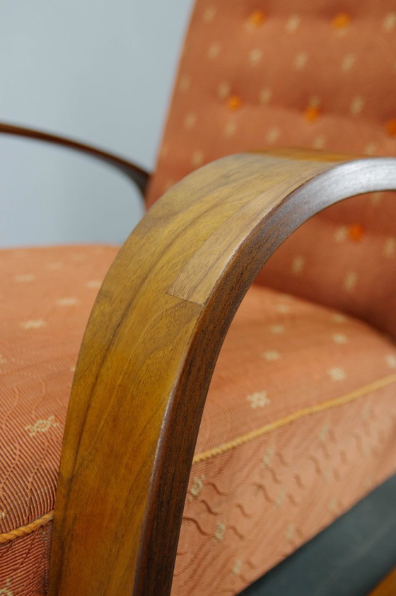 Image 1 of Tank-Sessel von Miroslav Navratil, laminiertes Bugholz, 1930er Jahre