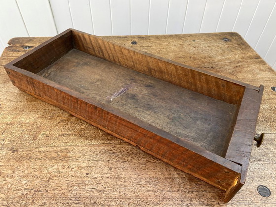 Image 1 of Schreibtisch aus Eiche 1 Schublade 65x52cm