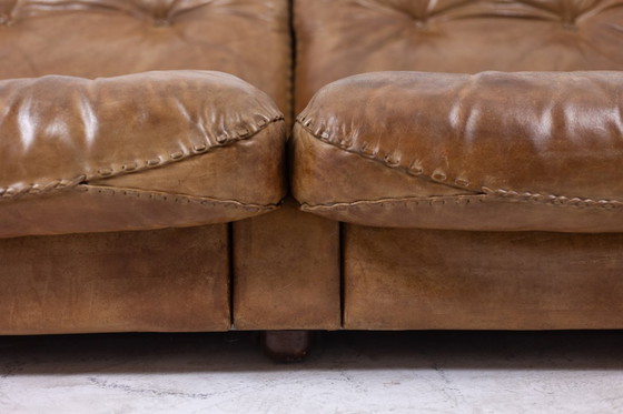 Image 1 of Maison De Sede. Two seater sofa in buffalo leather. 1970s.