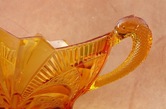 Image 1 of Coupe art déco, original art nouveau, coupe en verre, coupe à fruits