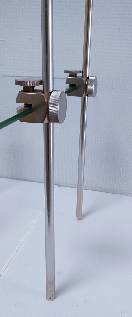 Image 1 of Scaffale espositivo vintage in vetro e metallo