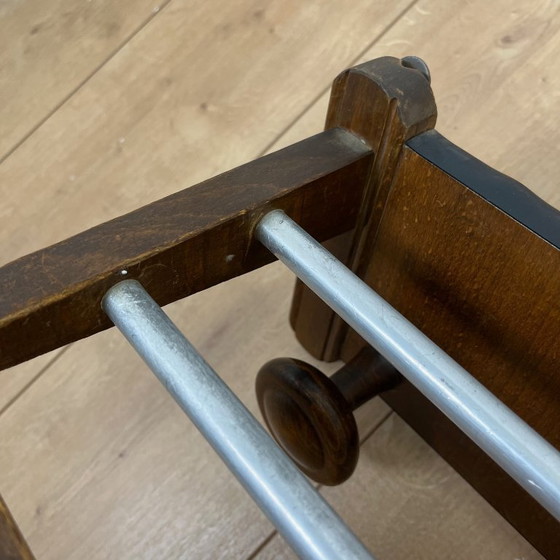 Image 1 of Wandgarderobe und Hutablage aus Holz, 1960/70