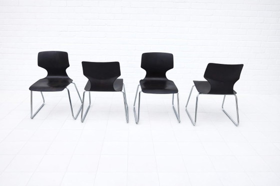 Image 1 of 4 x Flötotto Pagholz chairs