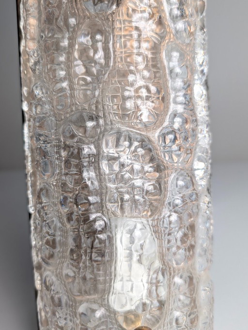 Carl Fagerlund Textured Glass Wall Sconce 1960s